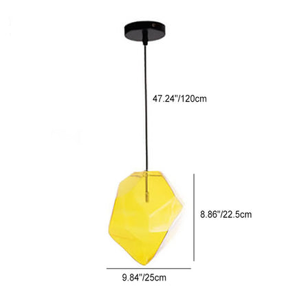 Rynx | Glasvara Pendant Light | Modern Glass Design | Irregular Shape | Living Room Light