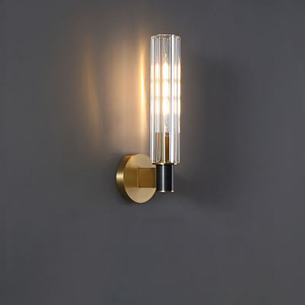 Rynx | Gloriana Crystal Wall Sconce | Modern Brass | 1/2 Lights | Elegant Lighting
