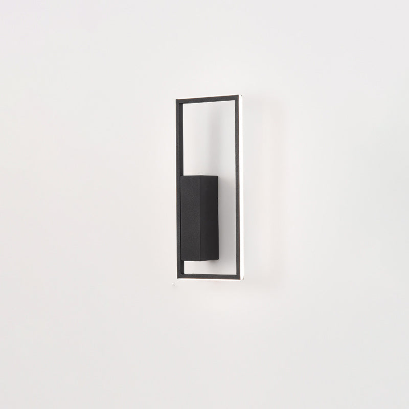 Rynx | Lineva LED Wall Light | Minimalist Rectangle Design | Silicone & Iron | Living Room Lighting