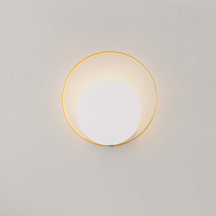 Rynx | Modern Minimalist Iron Circle Ring 1-Light Wall Sconces Lamp For Bedroom