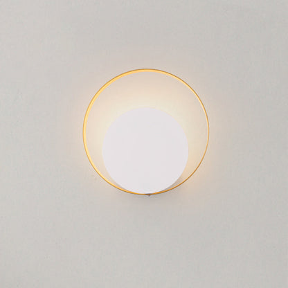 Rynx | Modern Minimalist Iron Circle Ring 1-Light Wall Sconces Lamp For Bedroom
