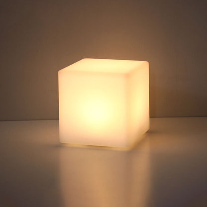 Rynx | GeoGlow Creative Geometric LED Table Lamp | Battery Powered & Remote Control | Night Light & Decoration