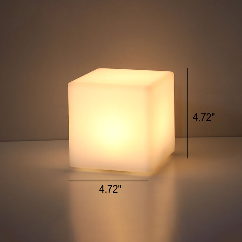 Rynx | GeoGlow Creative Geometric LED Table Lamp | Battery Powered & Remote Control | Night Light & Decoration