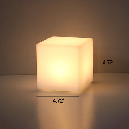 Rynx | GeoGlow Creative Geometric LED Table Lamp | Battery Powered & Remote Control | Night Light & Decoration