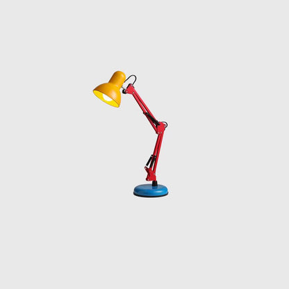 Rynx | Modern Simplicity Memphis Iron Half-Circle 1-Light Table Lamp for the Study