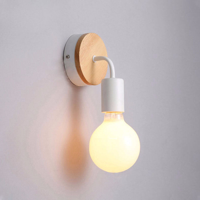 Rynx | ArcoLune Wall Light | Modern Curved Wood Design | Lighting for Bedroom | Stylish & Functional