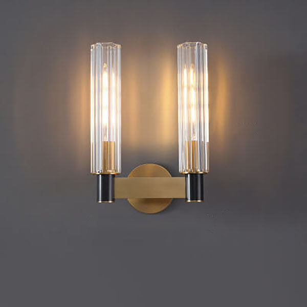 Rynx | Gloriana Crystal Wall Sconce | Modern Brass | 1/2 Lights | Elegant Lighting