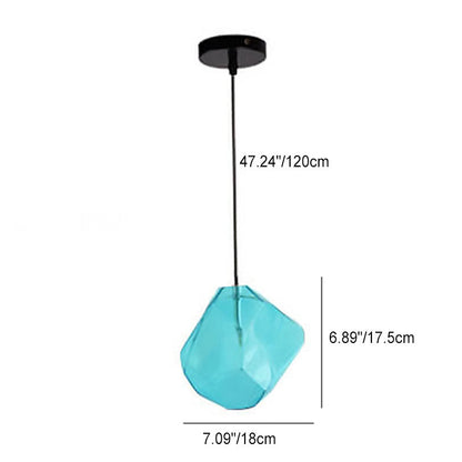 Rynx | Glasvara Pendant Light | Modern Glass Design | Irregular Shape | Living Room Light