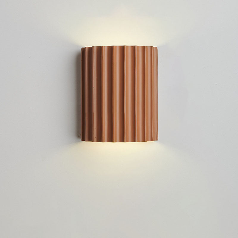 Rynx | Contemporary Nordic Resin Tiles 2-Light Wall Light for Bedroom