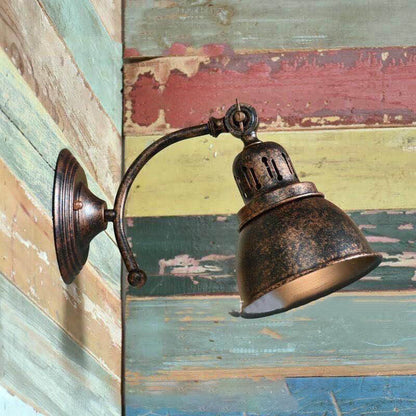 Rynx | Ironvista RetroGlow Wall Light | Industrial Style | Corridor & Hall Lighting | 1-bulb