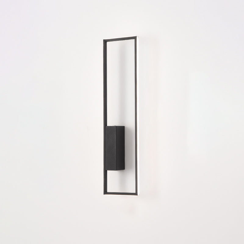 Rynx | Lineva LED Wall Light | Minimalist Rectangle Design | Silicone & Iron | Living Room Lighting