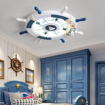 Rynx | NautiGlow Children's Room LED Ceiling Lamp | Sailboat Design | Cartoon Style | Ambient Lighting