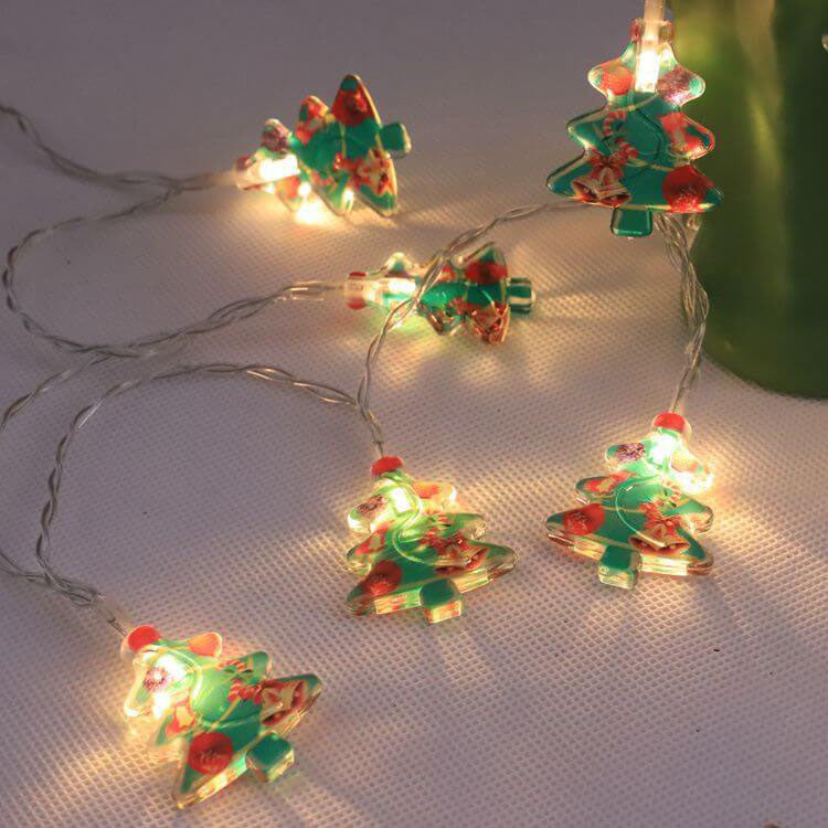 Rynx | HoliGlow LED String Lights | Christmas Decor | Battery Operated | Warm Light & Festive Designs