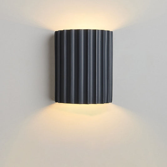 Rynx | Contemporary Nordic Resin Tiles 2-Light Wall Light for Bedroom