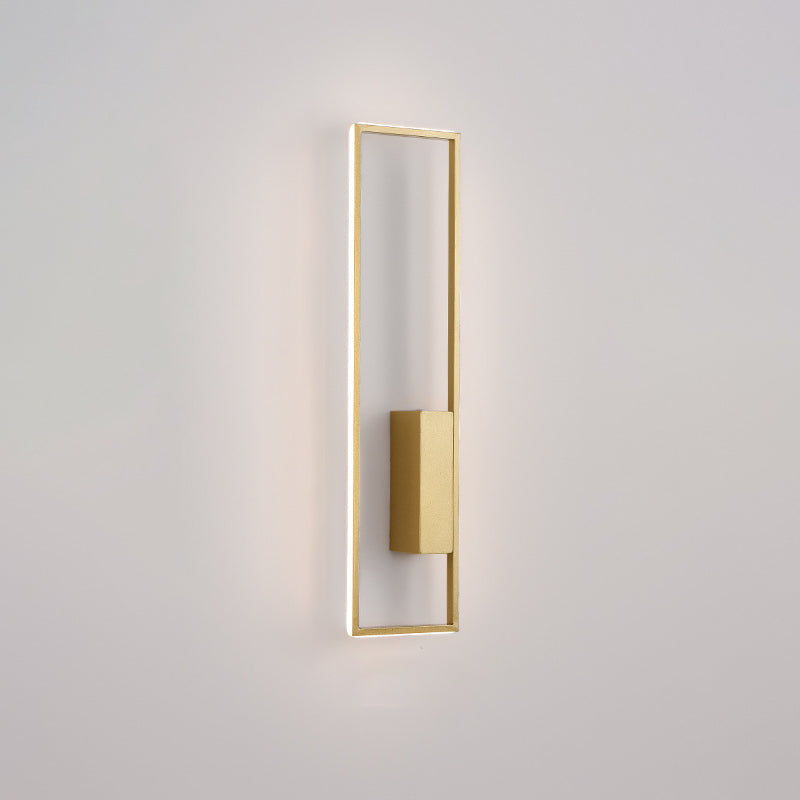 Rynx | Lineva LED Wall Light | Minimalist Rectangle Design | Silicone & Iron | Living Room Lighting