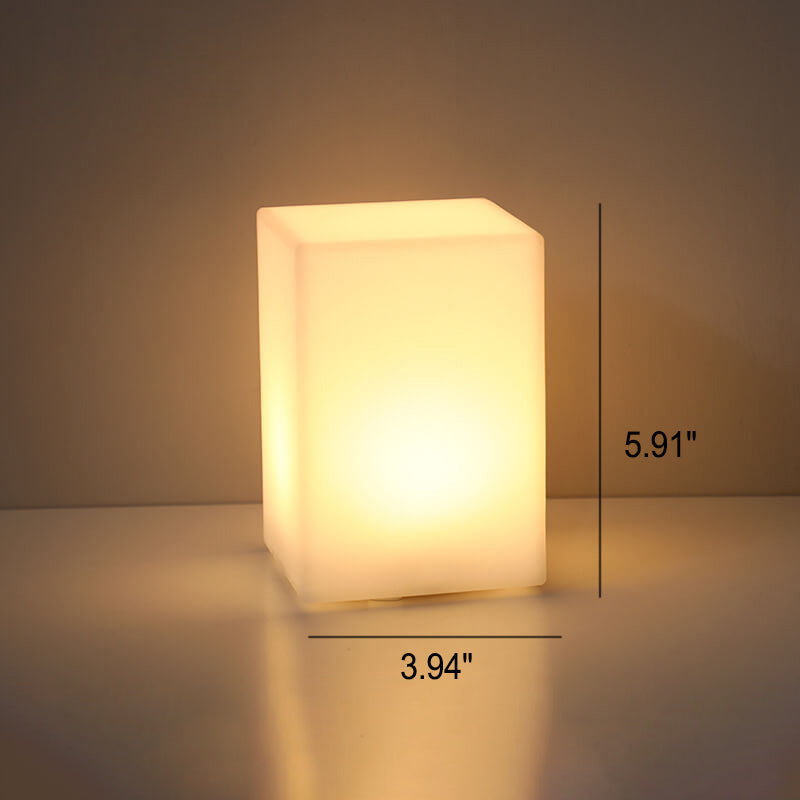 Rynx | GeoGlow Creative Geometric LED Table Lamp | Battery Powered & Remote Control | Night Light & Decoration