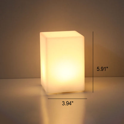 Rynx | GeoGlow Creative Geometric LED Table Lamp | Battery Powered & Remote Control | Night Light & Decoration