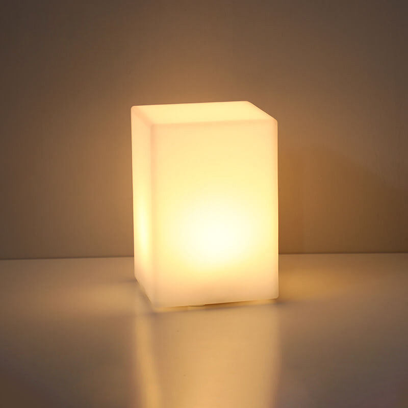 Rynx | GeoGlow Creative Geometric LED Table Lamp | Battery Powered & Remote Control | Night Light & Decoration