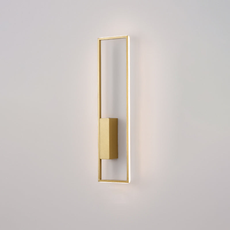Rynx | Lineva LED Wall Light | Minimalist Rectangle Design | Silicone & Iron | Living Room Lighting