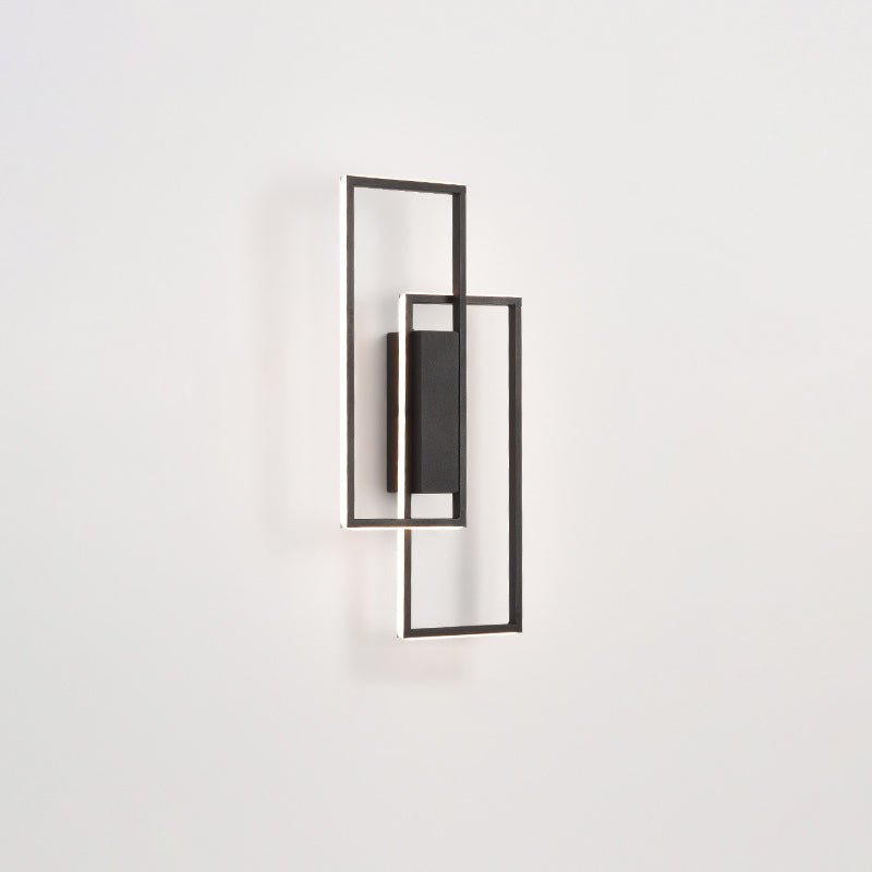 Rynx | Lineva LED Wall Light | Minimalist Rectangle Design | Silicone & Iron | Living Room Lighting