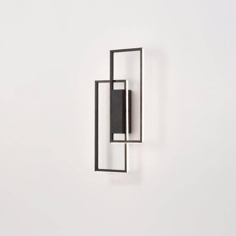 Rynx | Lineva LED Wall Light | Minimalist Rectangle Design | Silicone & Iron | Living Room Lighting