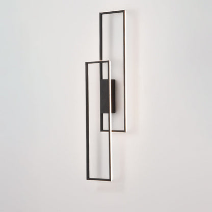 Rynx | Lineva LED Wall Light | Minimalist Rectangle Design | Silicone & Iron | Living Room Lighting