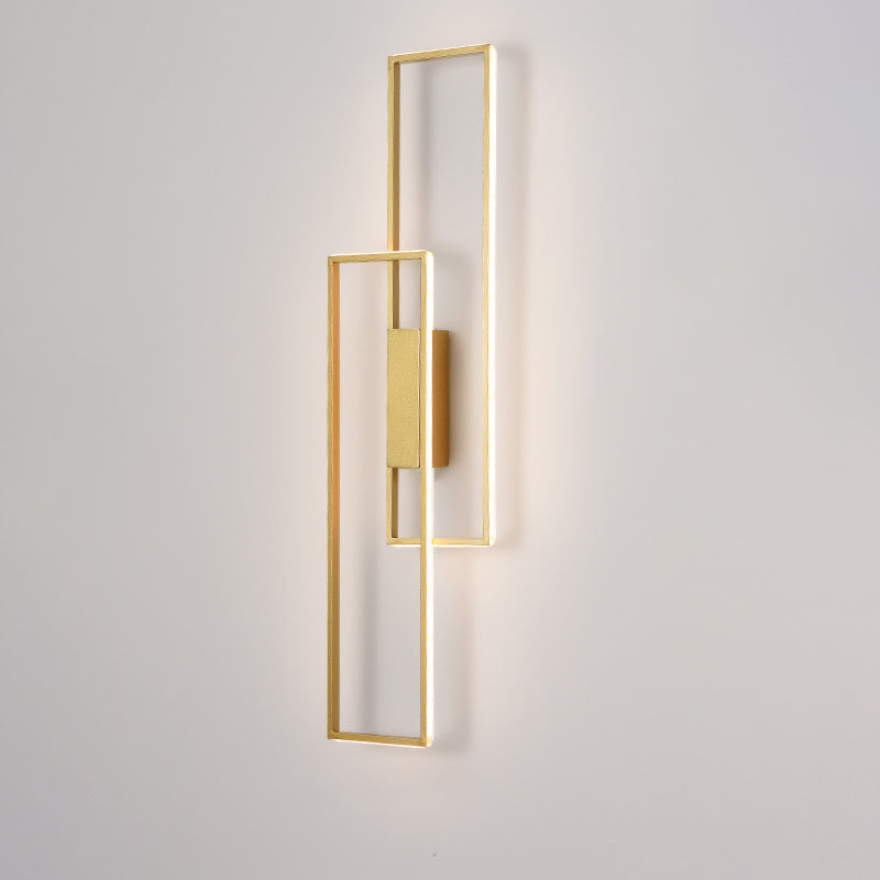 Rynx | Lineva LED Wall Light | Minimalist Rectangle Design | Silicone & Iron | Living Room Lighting