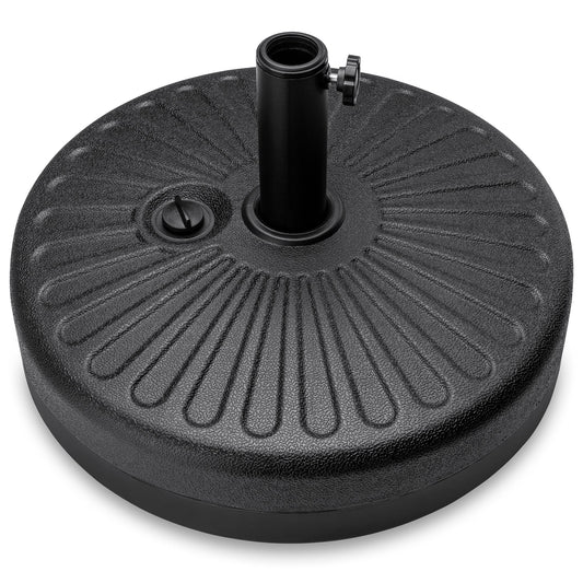 Rynx | Plastic Outdoor Umbrella Base Pole Holder Accessory with Adjustable Knob