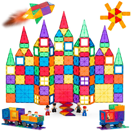 Rynx | 265-piece Child Magnetic Tiles STEM Construction Toy Building Block Set