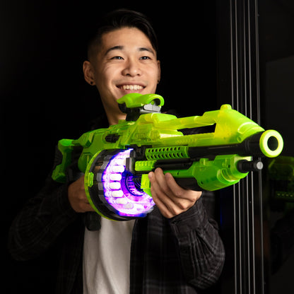 Rynx | Electric Foam Dart Alien Blaster Toy with 40 Self-Illuminating Darts