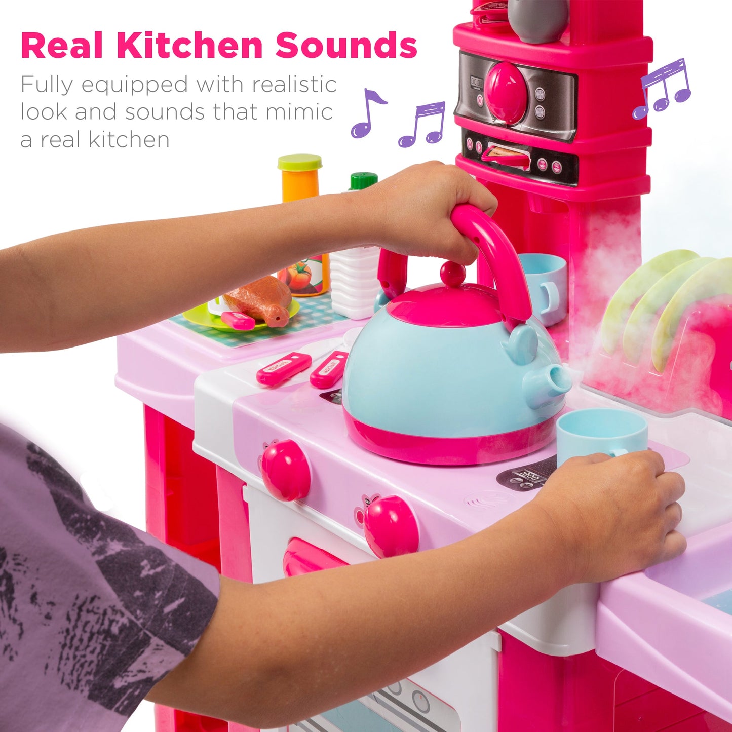 Rynx | Latelekekitchen toy set for kids with steam kettle