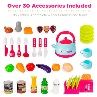 Rynx | Latelekekitchen toy set for kids with steam kettle