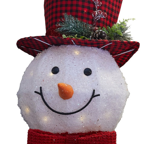 Rynx | 22 Inch Fantasy Illuminated Snowman Tree Topper