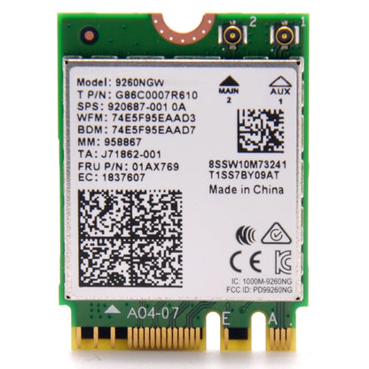 Rynx | 9260NGW Wireless-AC Dual Band 802.11ac 1730Mbps Bluetooth 5.0 WLAN network card