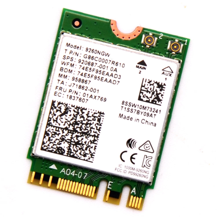 Rynx | 9260NGW Wireless-AC Dual Band 802.11ac 1730Mbps Bluetooth 5.0 WLAN network card