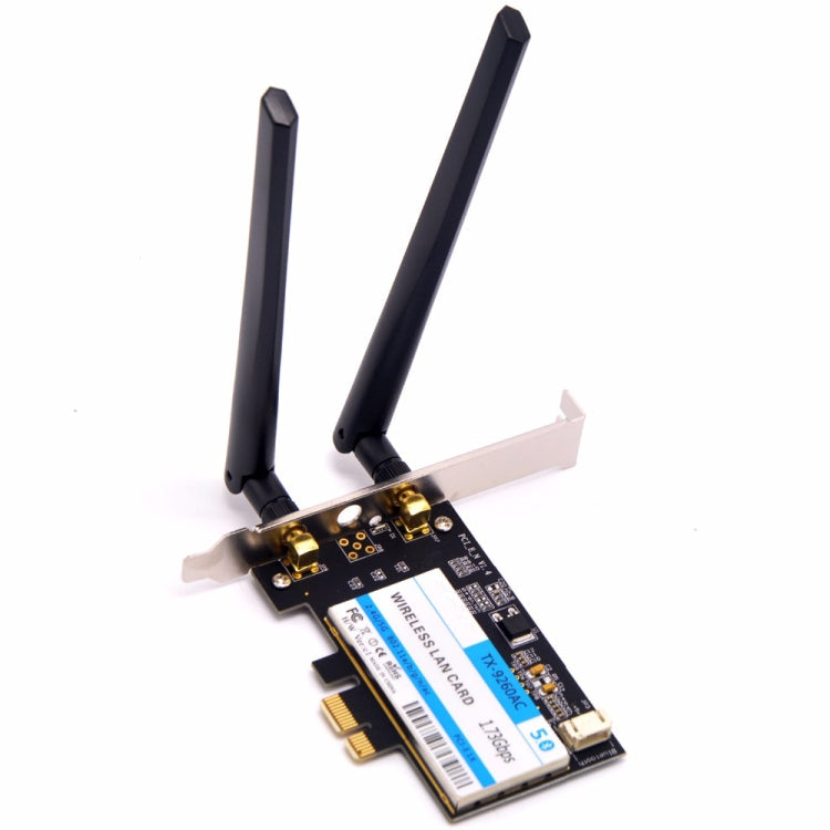 Rynx | TX-9260AC Wireless-AC Dual Band 802.11ac 1730Mbps Desktop PCI-e WiFi Adapter + Bluetooth 5.0 WLAN Network Card for Intel 9260ac