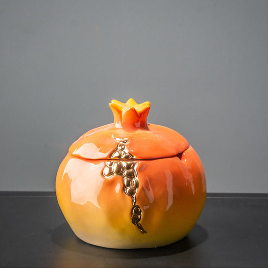 Rynx | Orange Pomegranate Vases Tissue Box Ashtray