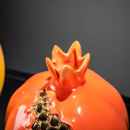 Rynx | Orange Pomegranate Vases Tissue Box Ashtray