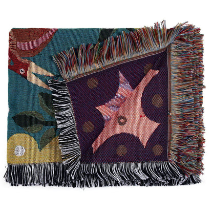 Rynx | Multicolor Dinosaur Cotton Blanket