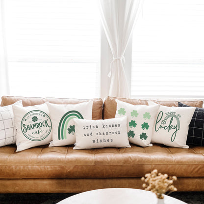 Rynx | 9 Shamrocks - 18x18 inch St. Patrick's Day pillow cover