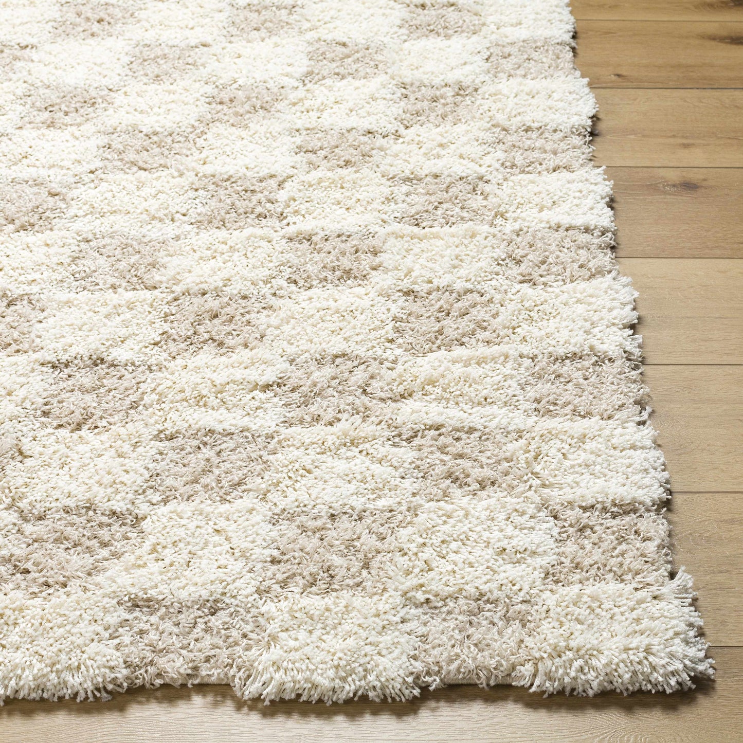 Rynx | Neutral checked carpet flooring