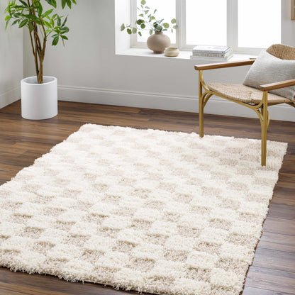 Rynx | Neutral checked carpet flooring