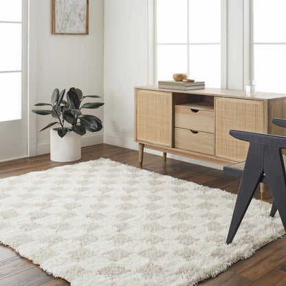 Rynx | Neutral checked carpet flooring