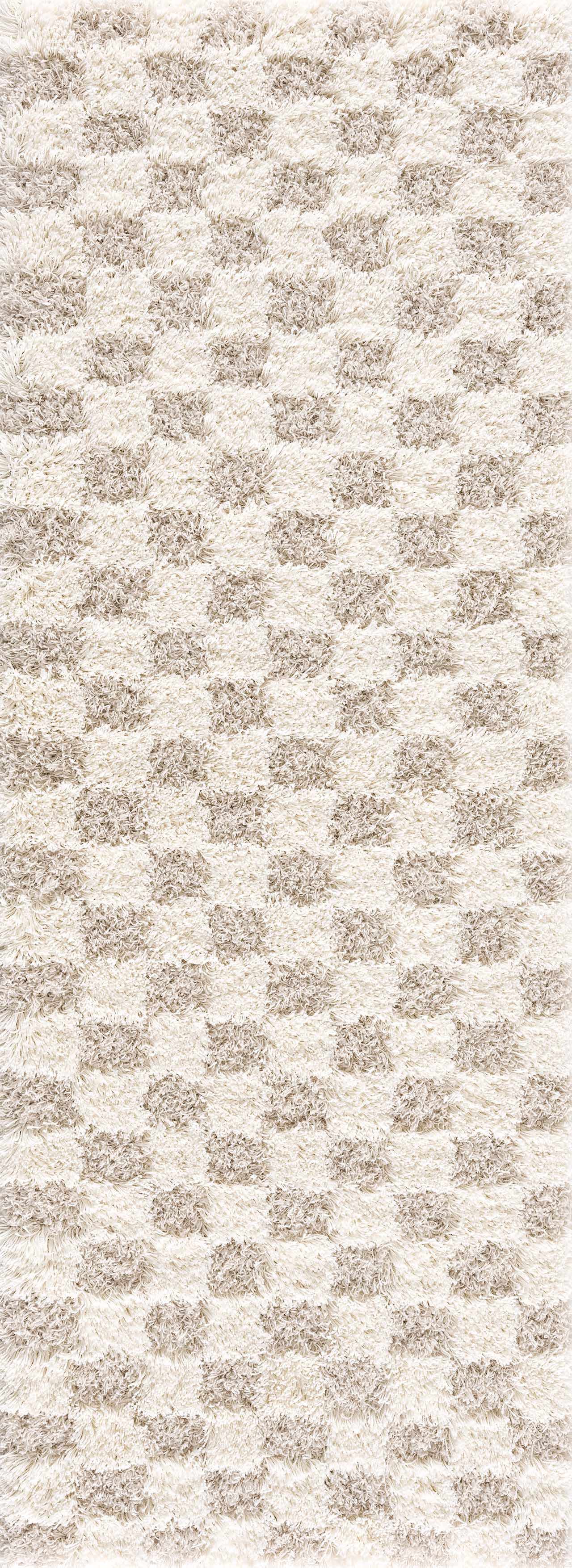 Rynx | Neutral checked carpet flooring