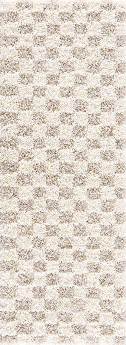 Rynx | Neutral checked carpet flooring