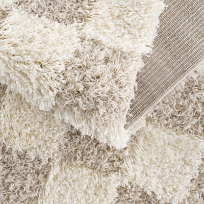 Rynx | Neutral checked carpet flooring