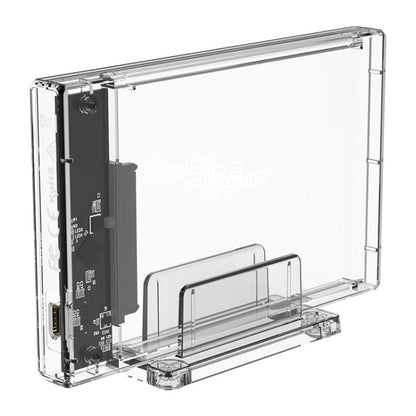 Rynx | Transparent Series 2.5 Inch 10Gbps Hard Drive Enclosure with Stand