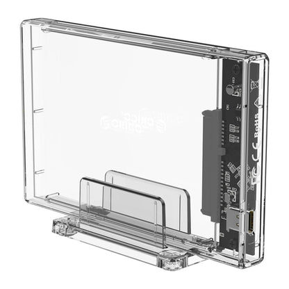 Rynx | Transparent Series 2.5 Inch 10Gbps Hard Drive Enclosure with Stand