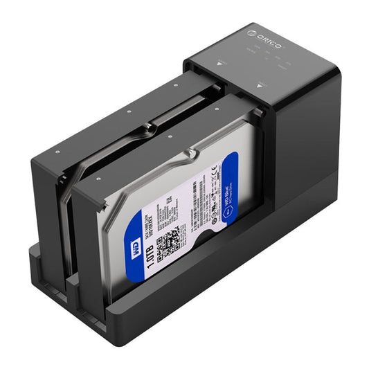 Rynx | ORICO 6528US3-C 2.5 / 3.5 Inch Hard Drive Enclosure with Duplicator
