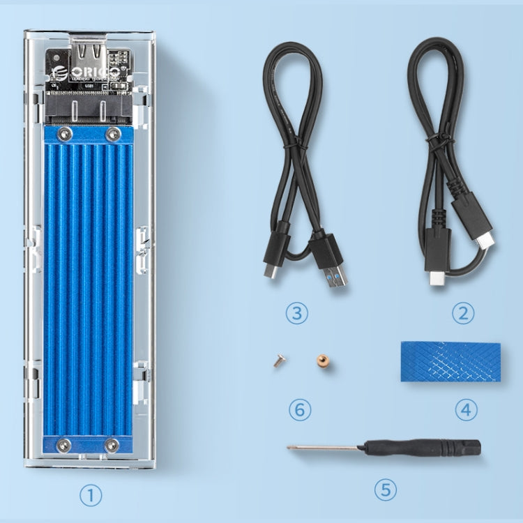 Rynx | ORICO TCM2M-C3 M.2 SSD Dual Protocol Hard Drive Enclosure